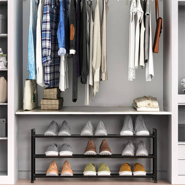 Shoe rail best sale for wardrobe